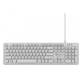 Foto 1 | Teclado Getttech Gti-28201b Alámbrico de Usb color Blanco