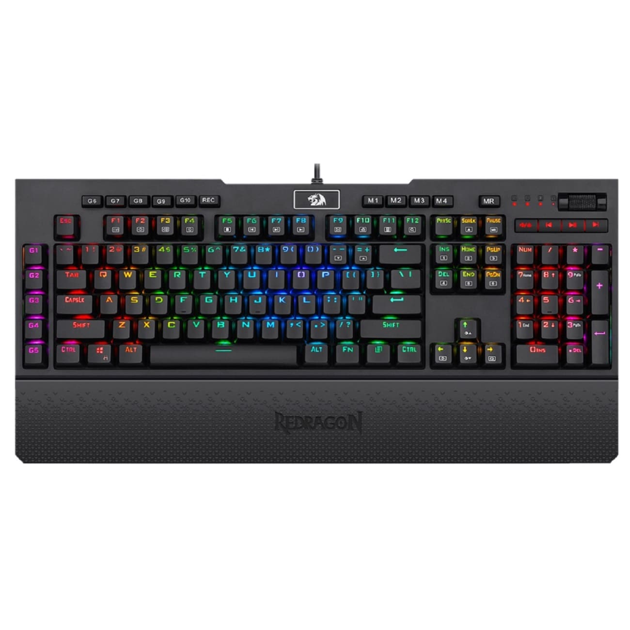 Teclado Mecánico Gamer Brahma Pro K586-pro color Negro $404