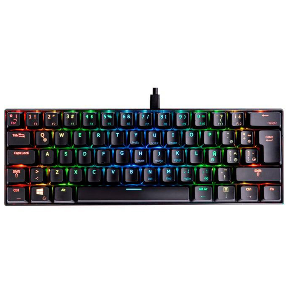 Foto 1 | Teclado Gamer Mecanico Vsg Mintaka Switch Azul Rgb color Negro Vg-km981-blk-blu