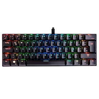 Foto 1 | Teclado Gamer Mecánico Vsg Mintaka Switch Rojo Rgb color Negro Vg-km981-blk-red