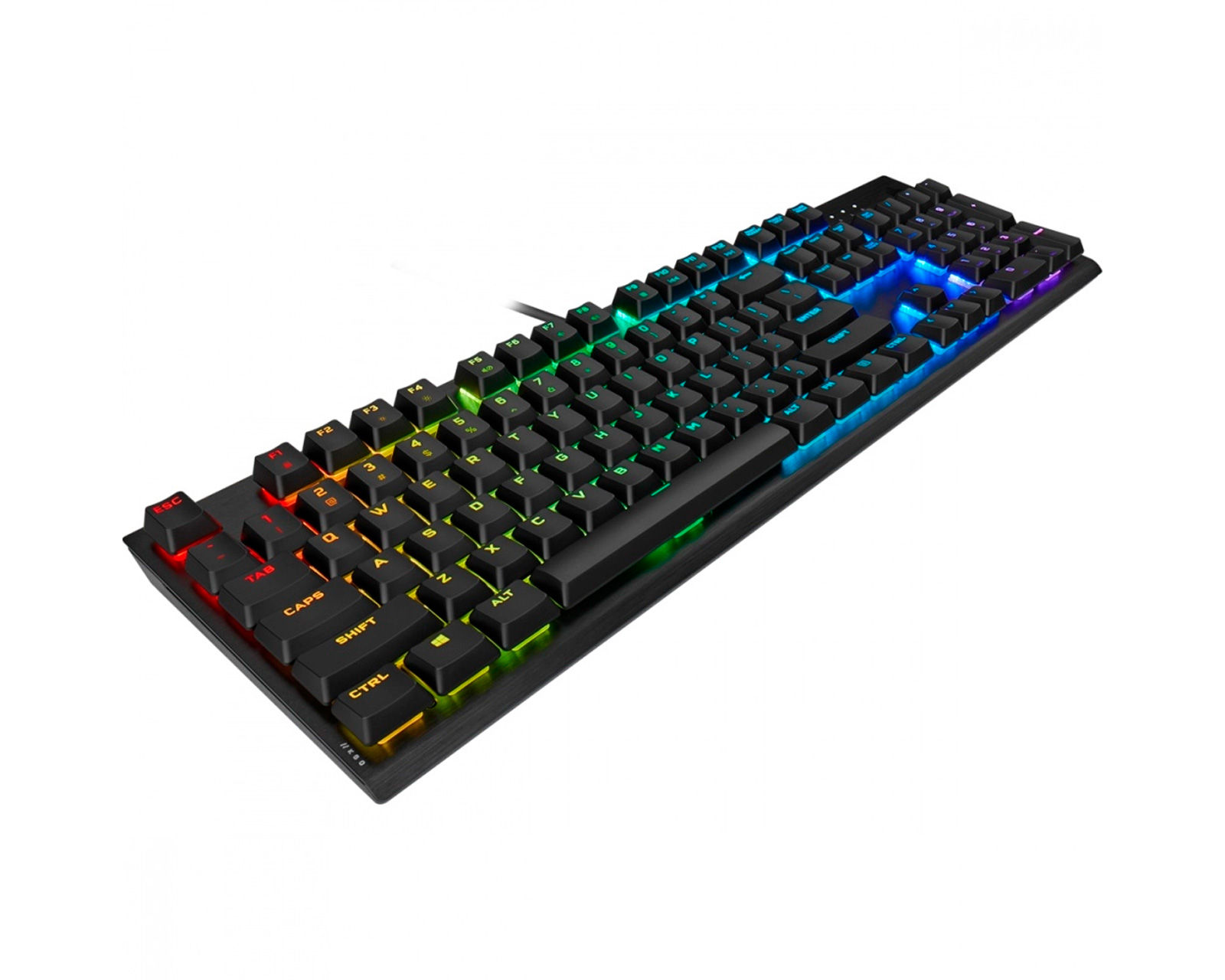 Foto 2 | Teclado Gamer Corsair color Negro K60 Rgb Pro Mecánico Alámbrico Usb Cherry Mx Low Profile en Español