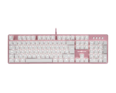 Foto 2 | Teclado Factor Kbg400 Mecánico Alámbrico Usb color Rosa