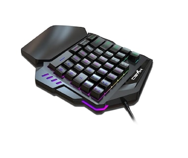 Foto 2 | Teclado Gamer Blue color Negro con Luz