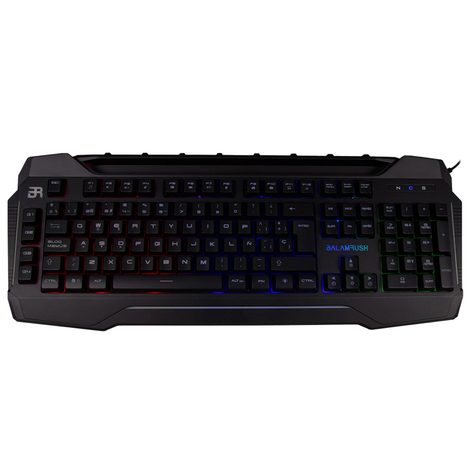 Foto 1 | Teclado Gamer Balam Rush Murder Rgb Español Usb Br-929646 color Negro