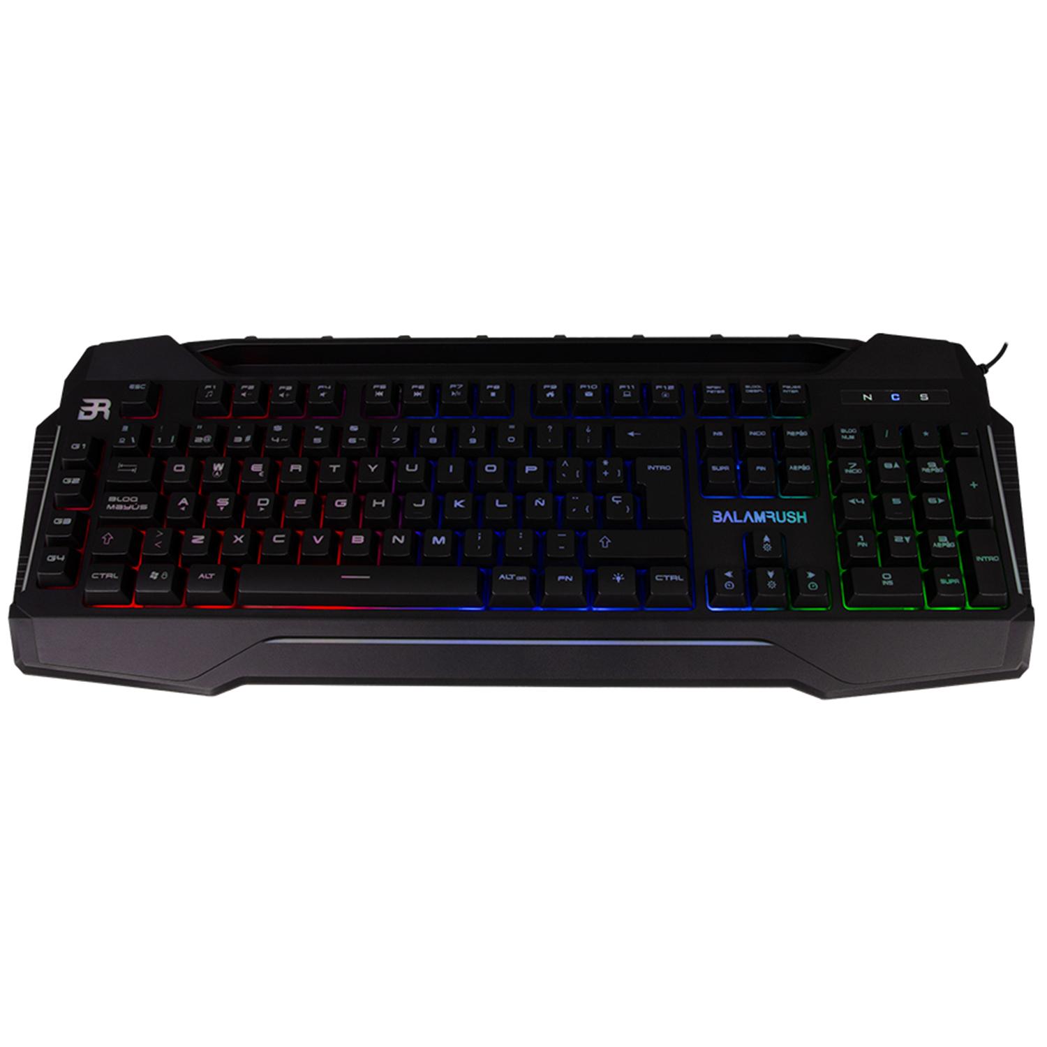 Foto 3 | Teclado Gamer Balam Rush Murder Rgb Español Usb Br-929646 color Negro
