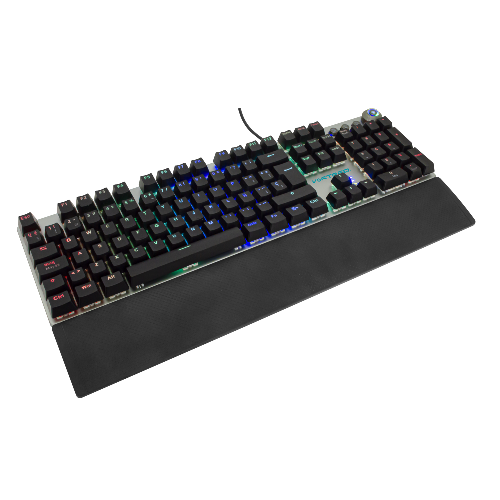 Foto 2 | Teclado Mecánico Programable Resistance Vortred color Negro
