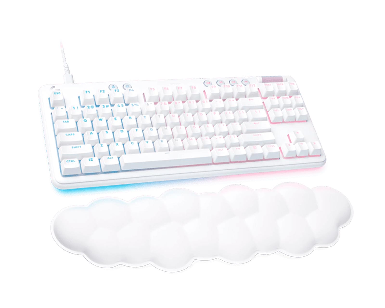 Foto 2 pulgar | Teclado Gamer Logitech G713 Linear Lightsync Rgb color Blanco