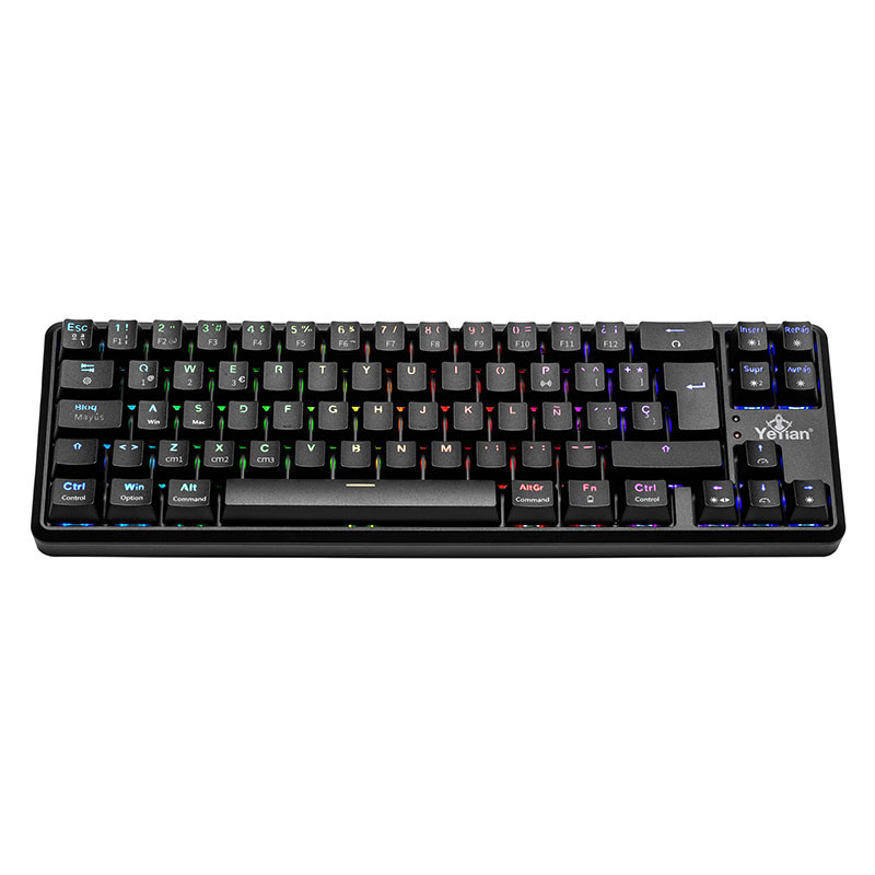 Foto 2 pulgar | Teclado Mecánico Gamer Yeyian Akil S3500 Switch color Azul Led RGB