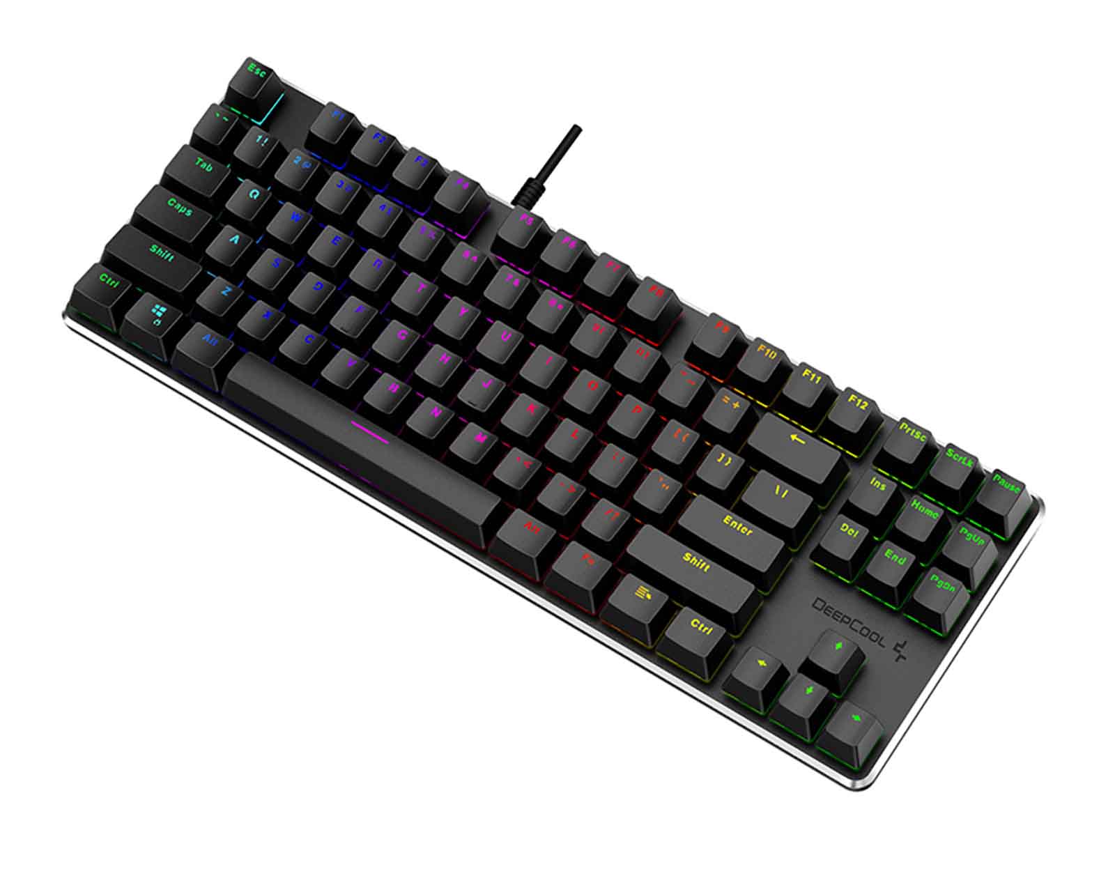 Foto 3 pulgar | Teclado Gamer Deepcool Kb500 Rgb Tkl color Negro