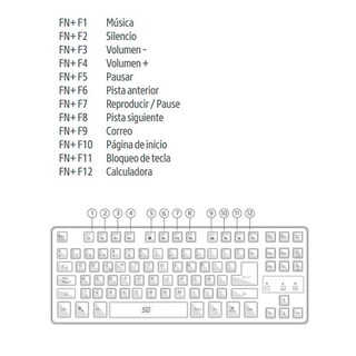 Foto 6 | Teclado Gamer Start The Game Kb-503 Rgb Alambrico Usb
