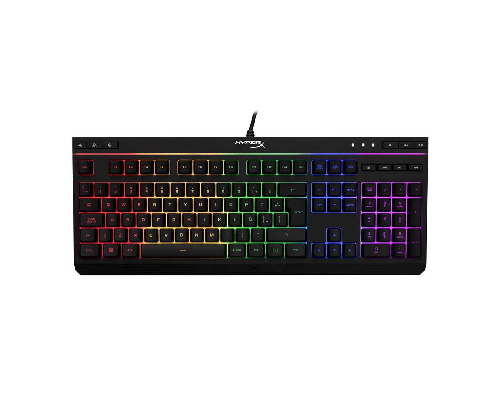 Teclado Hyperx Hx-kb5me2-la color Negro