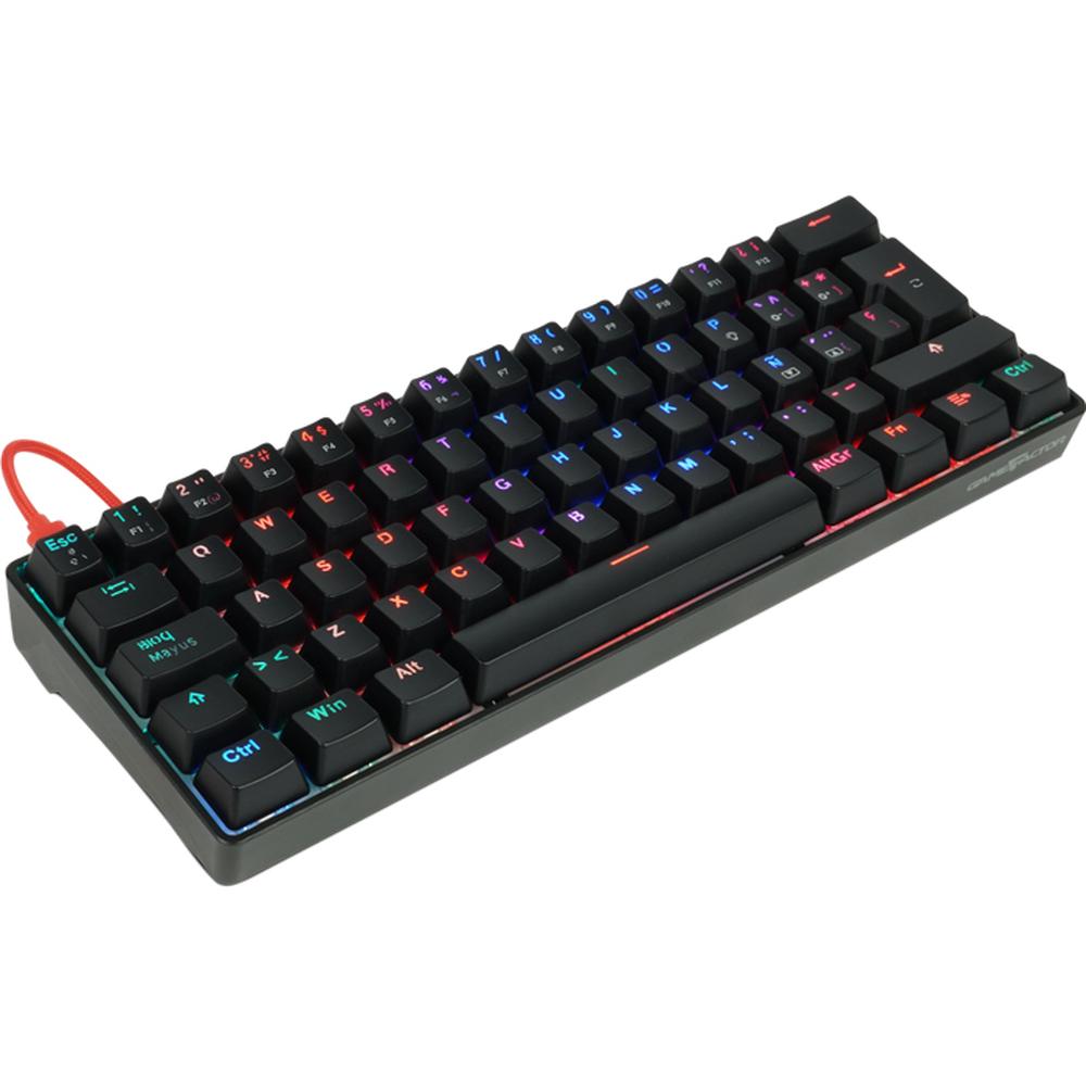 Foto 5 pulgar | Teclado Gamer Mecánico Game Factor Kbg560 Switch Rojo RGB USB color Negro