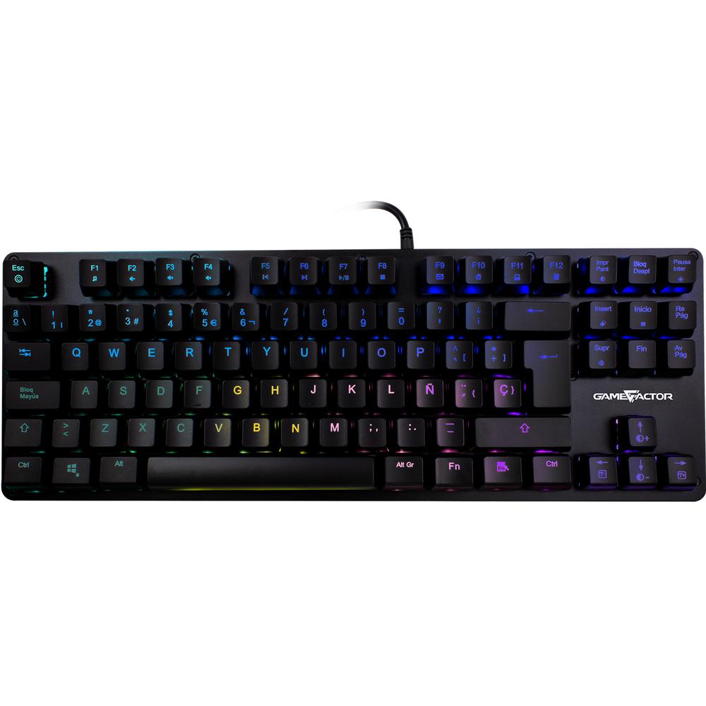 Foto 3 | Teclado Gamer Game Factor Kbg500 Rgb color Negro