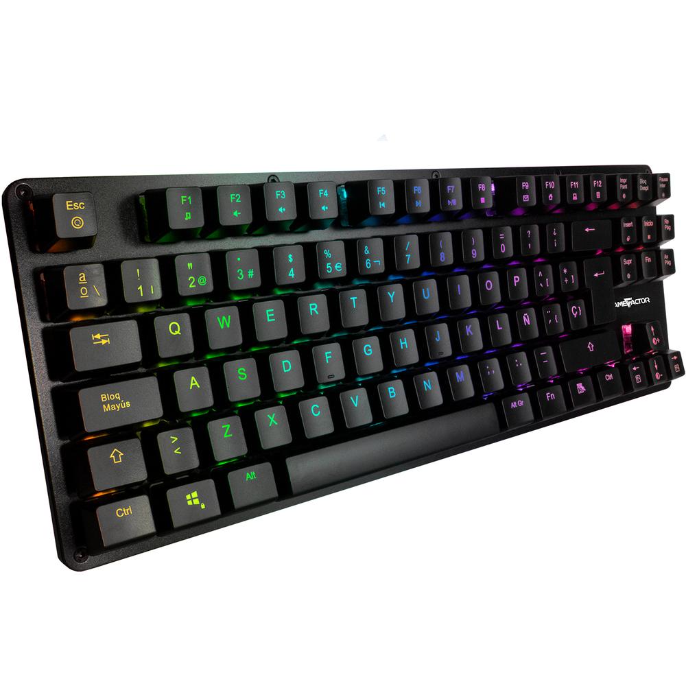 Foto 6 pulgar | Teclado Gamer Game Factor Kbg500 Rgb color Negro
