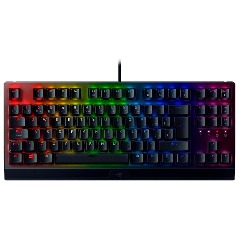 Teclado Gamer Razer RZ03-03492300-R311 color Negro Blackwidow V3 RGB Switch Mecanico USB