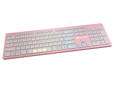 Foto 1 | Teclado Gaming Cougar Vantar AX color Rosa Scissor-switch RGB de Aluminio