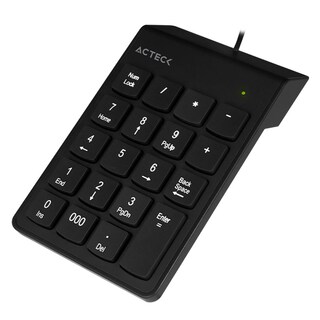 Foto 3 | Teclado Alámbrico Numérico Acteck AC-932622 Negro