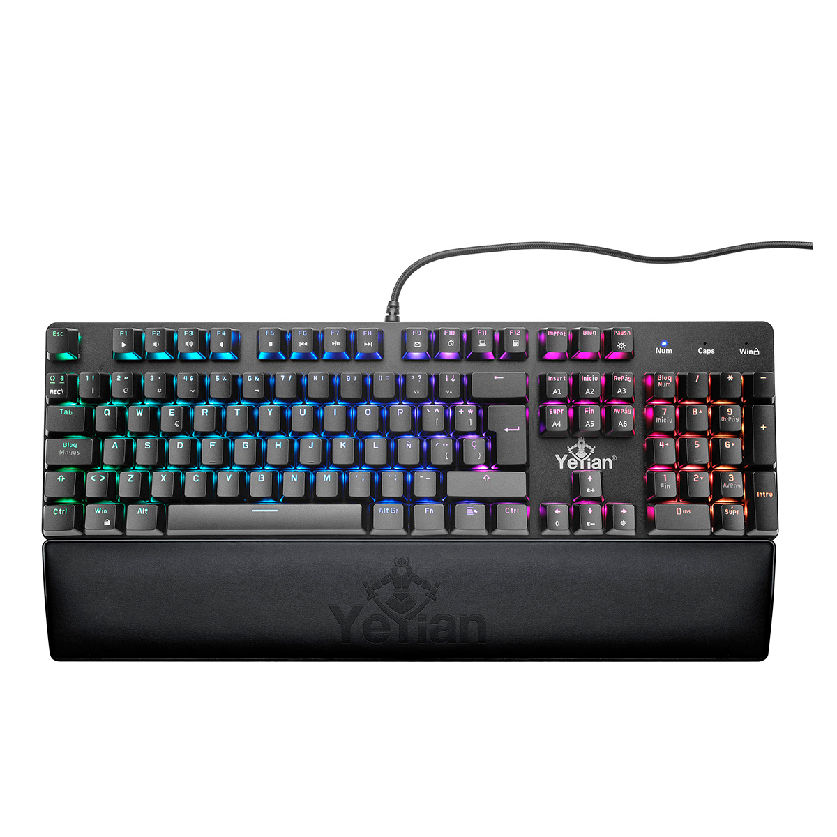 Foto 2 pulgar | Teclado Gamer Yeyian Ykmergb03 Alámbrico