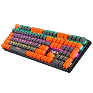 Foto 4 | Teclado Gamer Mecánico Gamdias Hermes M5a Switch Blue Usb Iluminación Led
