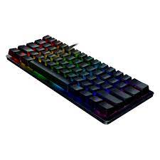Foto 4 pulgar | Teclado Gamer Razer Huntsman Mini Clicky  Switch Púrpura Español
