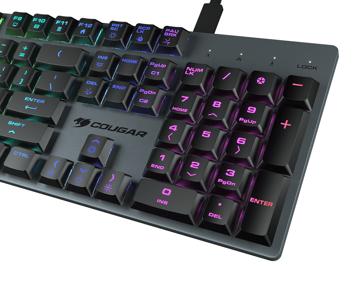 Foto 4 pulgar | Teclado Gaming Cougar Luxlim Mecánico Rgb Negro