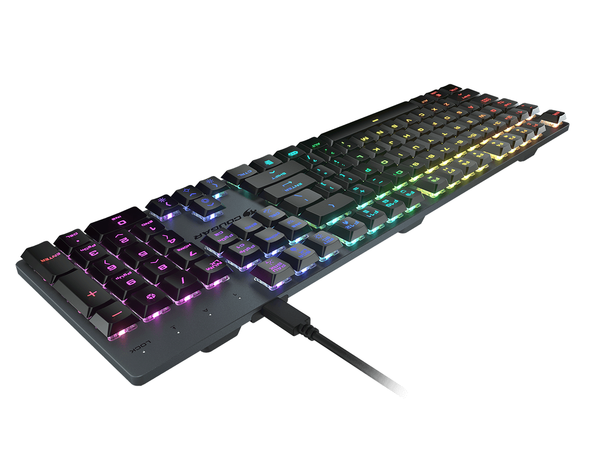 Foto 5 pulgar | Teclado Gaming Cougar Luxlim Mecánico Rgb Negro