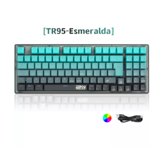 Foto 2 | Teclado Gamer Mecanico Español Tr95 Rgb Alámbrico
