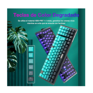 Foto 3 | Teclado Gamer Mecanico Español Tr95 Rgb Alámbrico