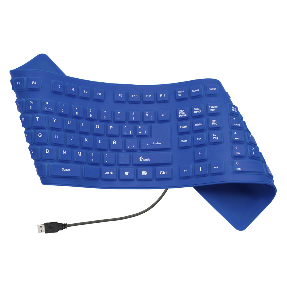 Foto 2 | Teclado Flexible Greenleaf 18-8338bl Azul