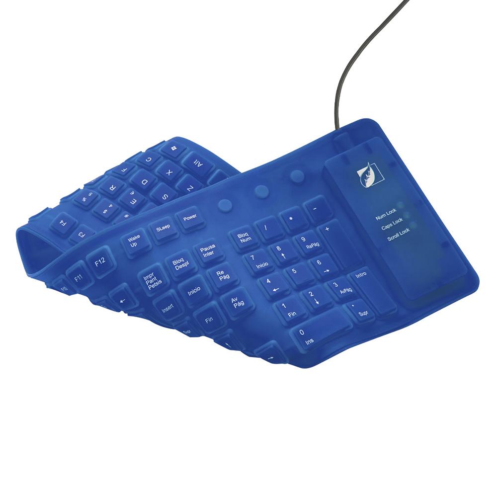Foto 4 | Teclado Flexible Greenleaf 18-8338bl Azul