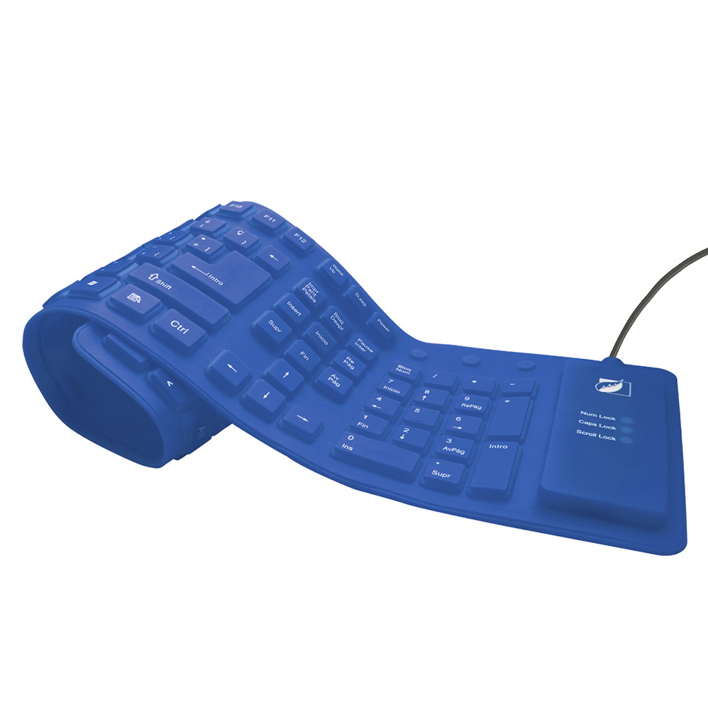 Foto 5 | Teclado Flexible Greenleaf 18-8338bl Azul
