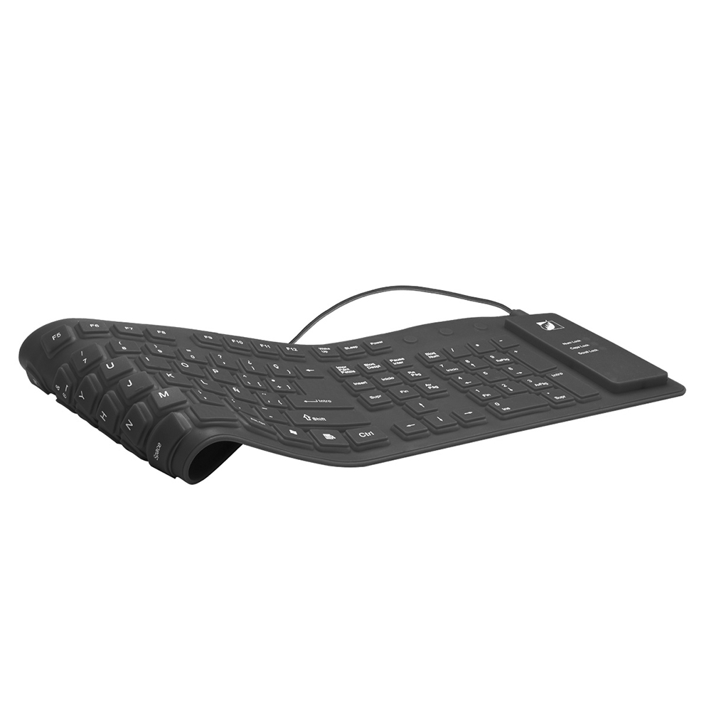Foto 3 | Teclado Flexible Greenleaf 18-8338bk Negro