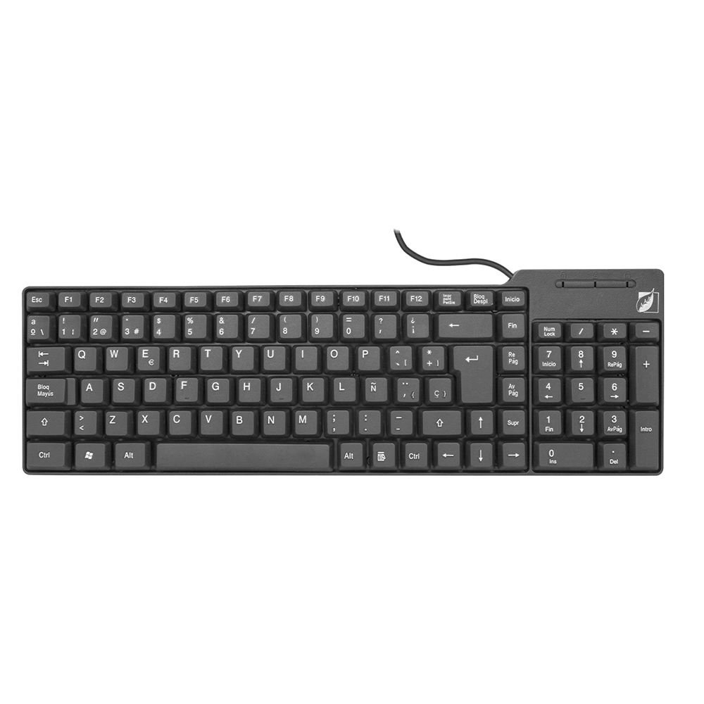 Foto 2 pulgar | Teclado Alámbrico Greenleaf 18-8343 Negro a Prueba de Agua