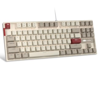 Foto 1 | Teclado Mecánico Para Videojuegos Magegee 75% Tkl Retro Blanco/gris - Venta Internacional.