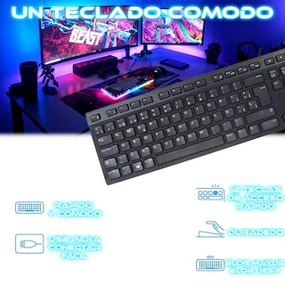 Foto 5 | Teclado Convencional Negro usb V101