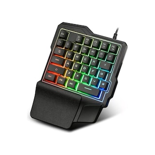 Foto 1 | Teclado Ergonómico A 1 Mano Rgb Store Cline