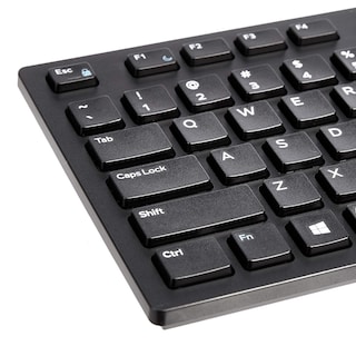 Foto 3 | Teclado Amazon Basics con Cable USB de Bajo Perfil Diseño Estadounidense - Venta Internacional