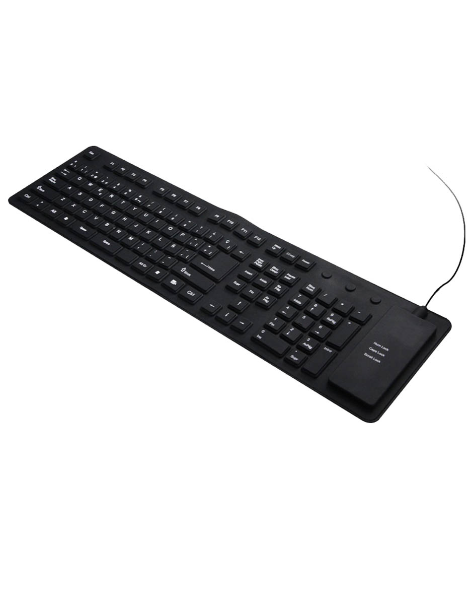 Foto 2 pulgar | Teclado Numérico Alámbrico Flexible Usb Contra Agua