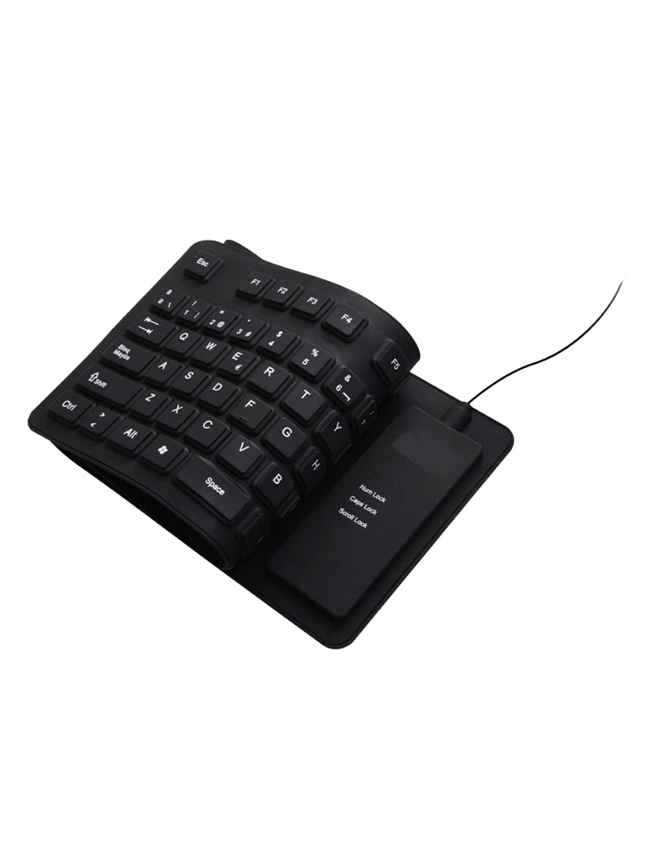 Foto 4 pulgar | Teclado Numérico Alámbrico Flexible Usb Contra Agua