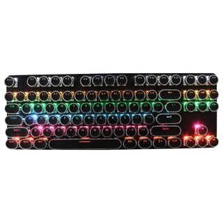 Foto 1 | Teclado Mecánico Negro Usb Con Luz Tipo Rgb Gamer