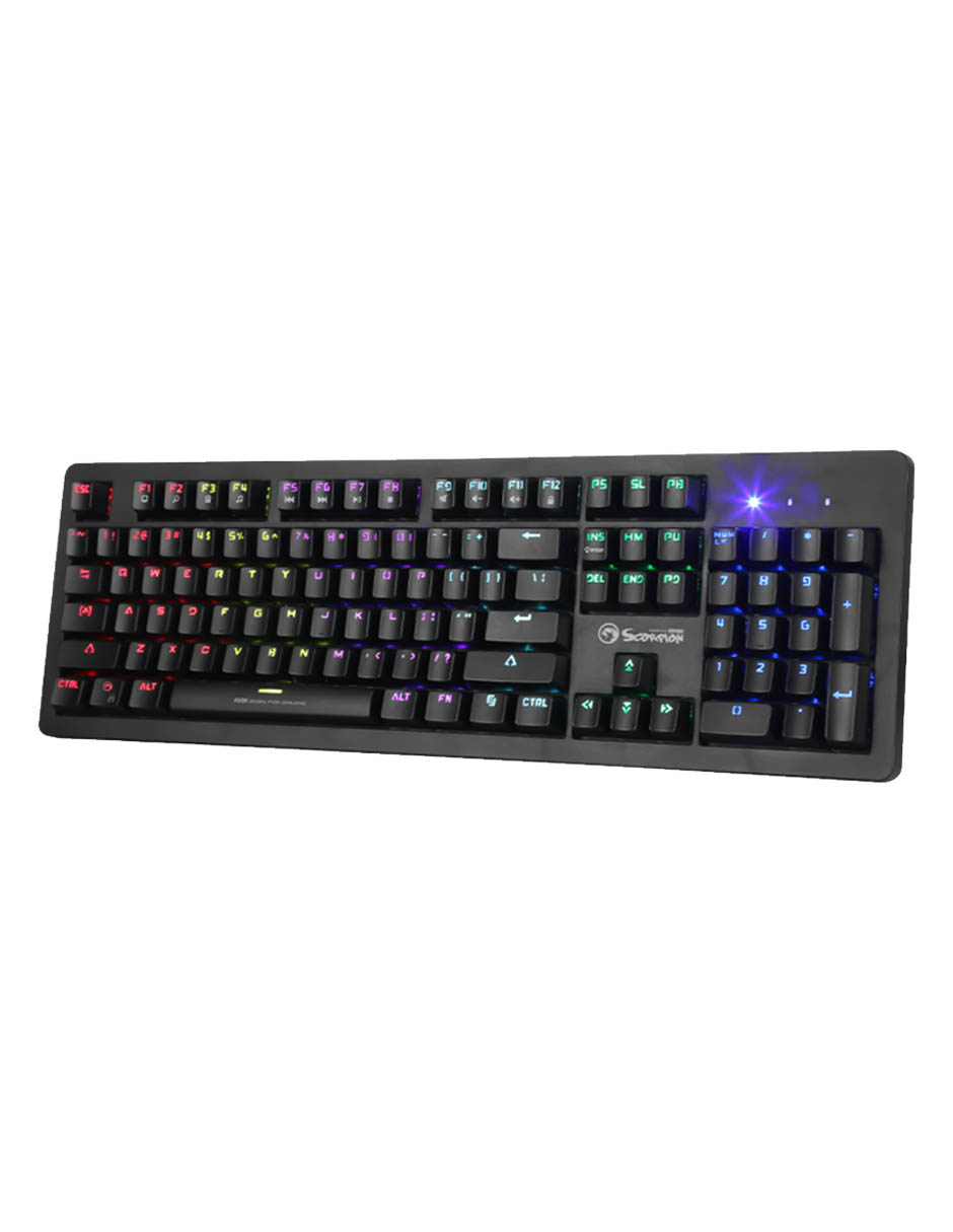 Foto 2 pulgar | Teclado Marvo Gaming Mecanico Rgb Kg916