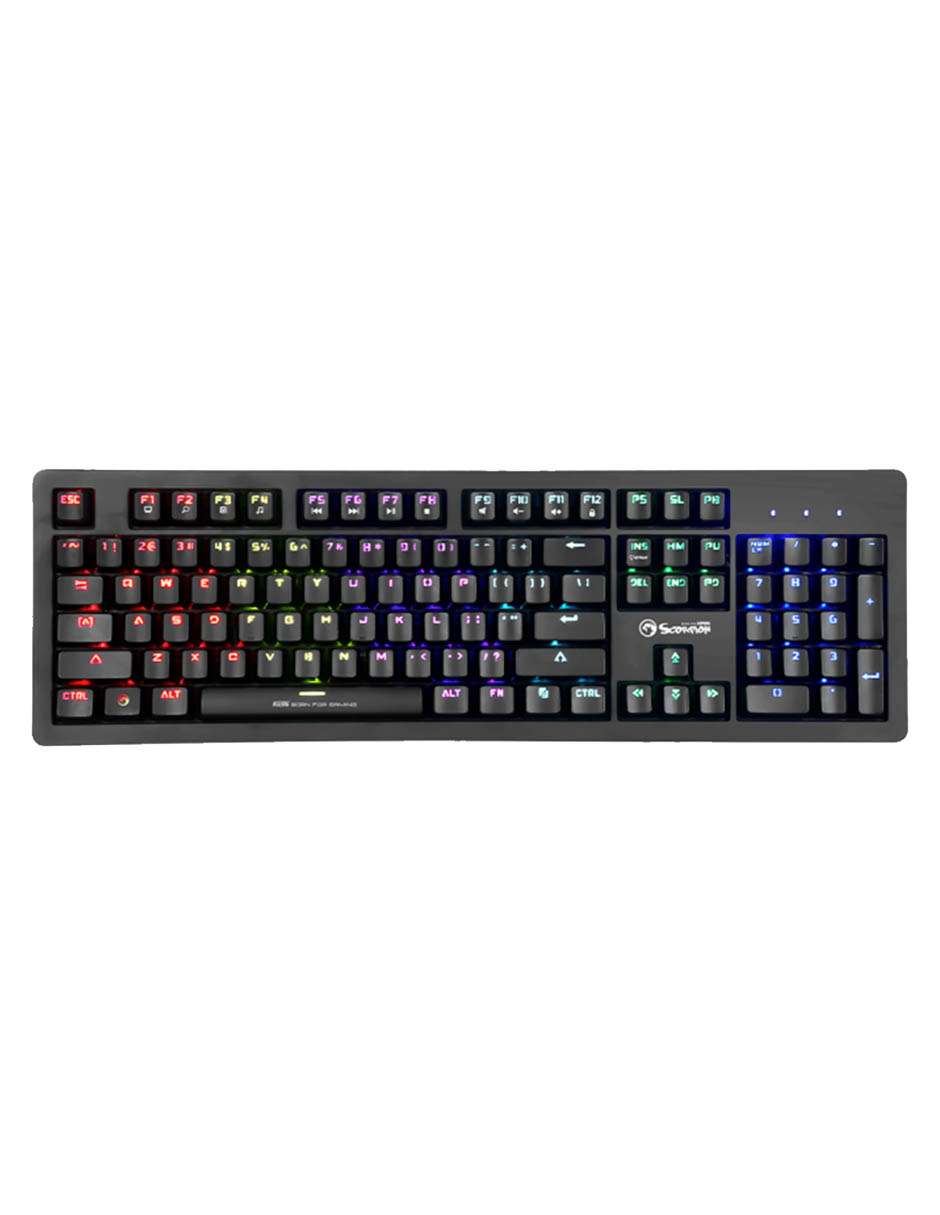 Foto 3 pulgar | Teclado Marvo Gaming Mecanico Rgb Kg916