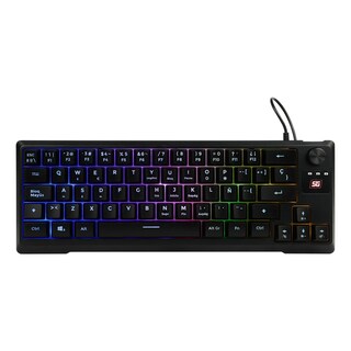 Foto 1 | Teclado Vorago Start The Game Kb-506 Multimedia Tkl Factor 65% Rgb Alámbrico Anti-ghosting Usb Color Negro