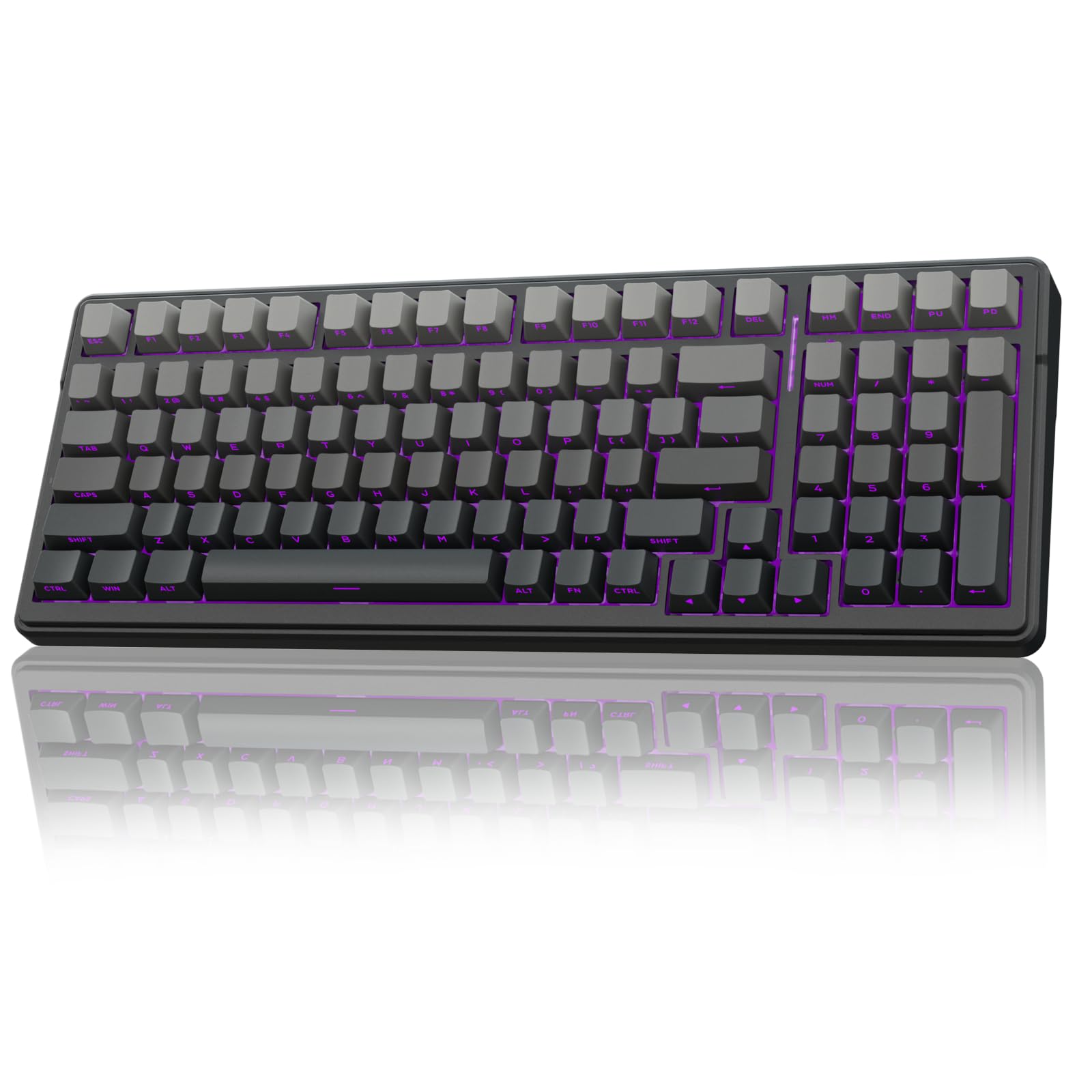 Foto 2 pulgar | Teclado Mecánico Inalámbrico Para Juegos Aula F99 Pro Con Retroiluminación Rgb - Venta Internacional.