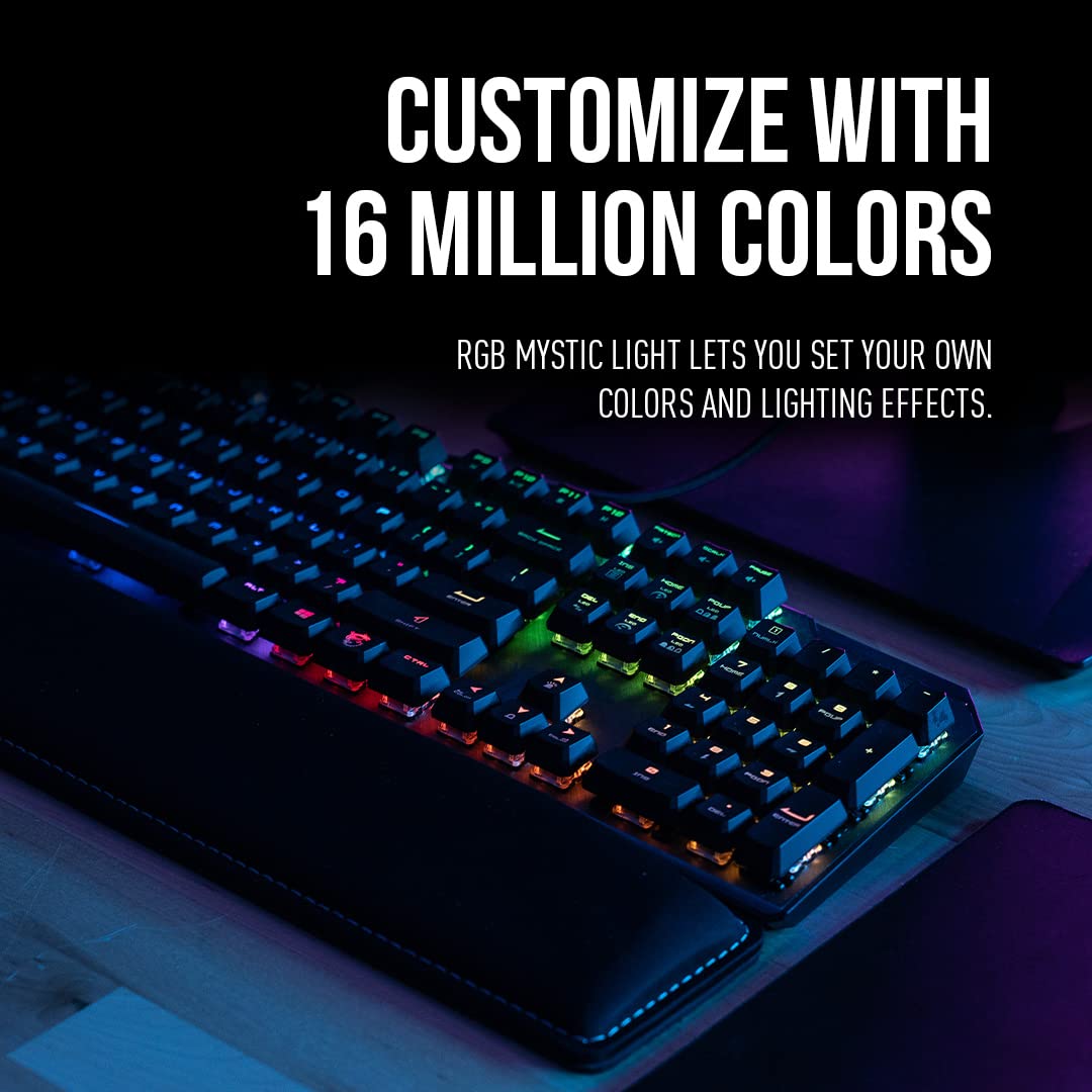 Foto 7 pulgar | Teclado Mecánico Para Juegos Msi Vigor Gk50 Elite Ll Kailh Blue - Venta Internacional.