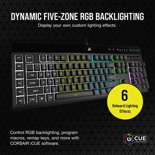 Foto 3 | Teclado Corsair K55 Pro Lite Rgb De Membrana Con Cable Para Juegos - Venta Internacional.