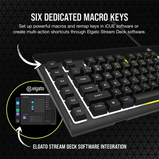Foto 4 | Teclado Corsair K55 Pro Lite Rgb De Membrana Con Cable Para Juegos - Venta Internacional.