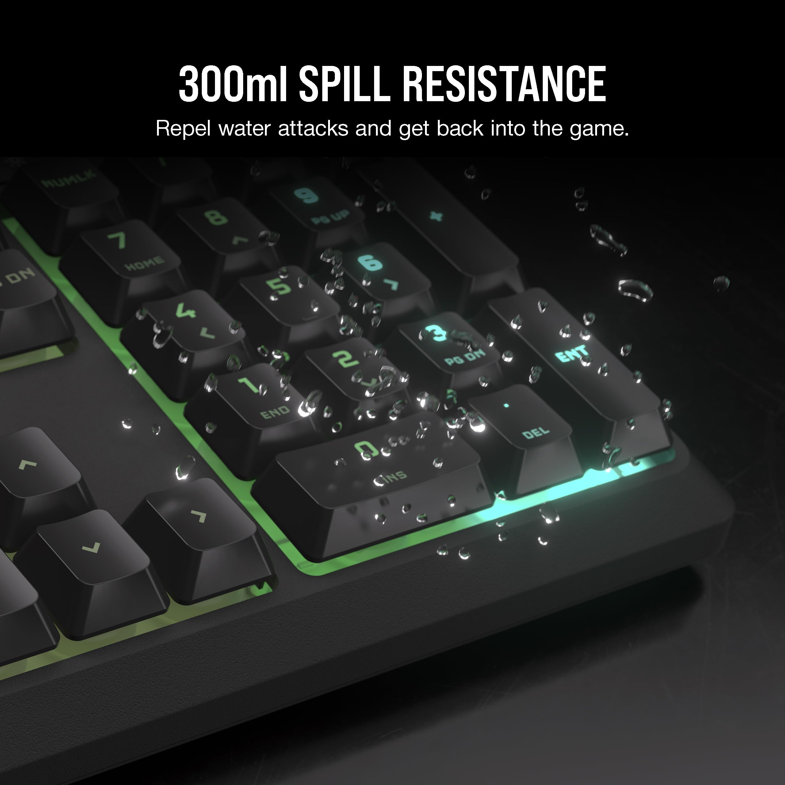 Foto 7 pulgar | Teclado Gaming Corsair K55 Core Rgb Membrana Cableado Gris - Venta Internacional.
