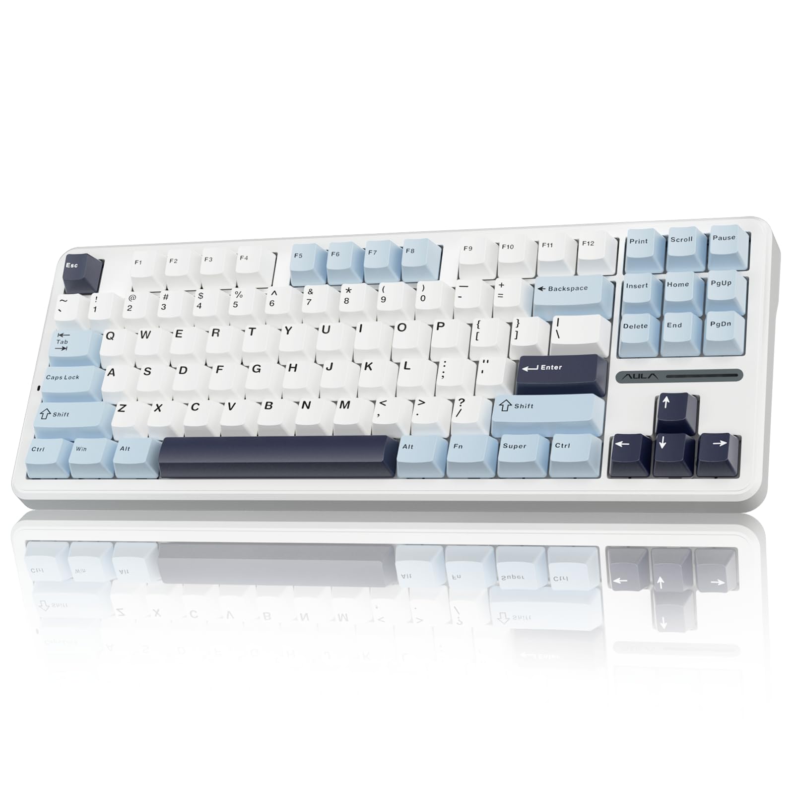 Foto 2 pulgar | Teclado Mecánico Inalámbrico Aula F87 75% Tkl Rgb Retroiluminado - Venta Internacional.