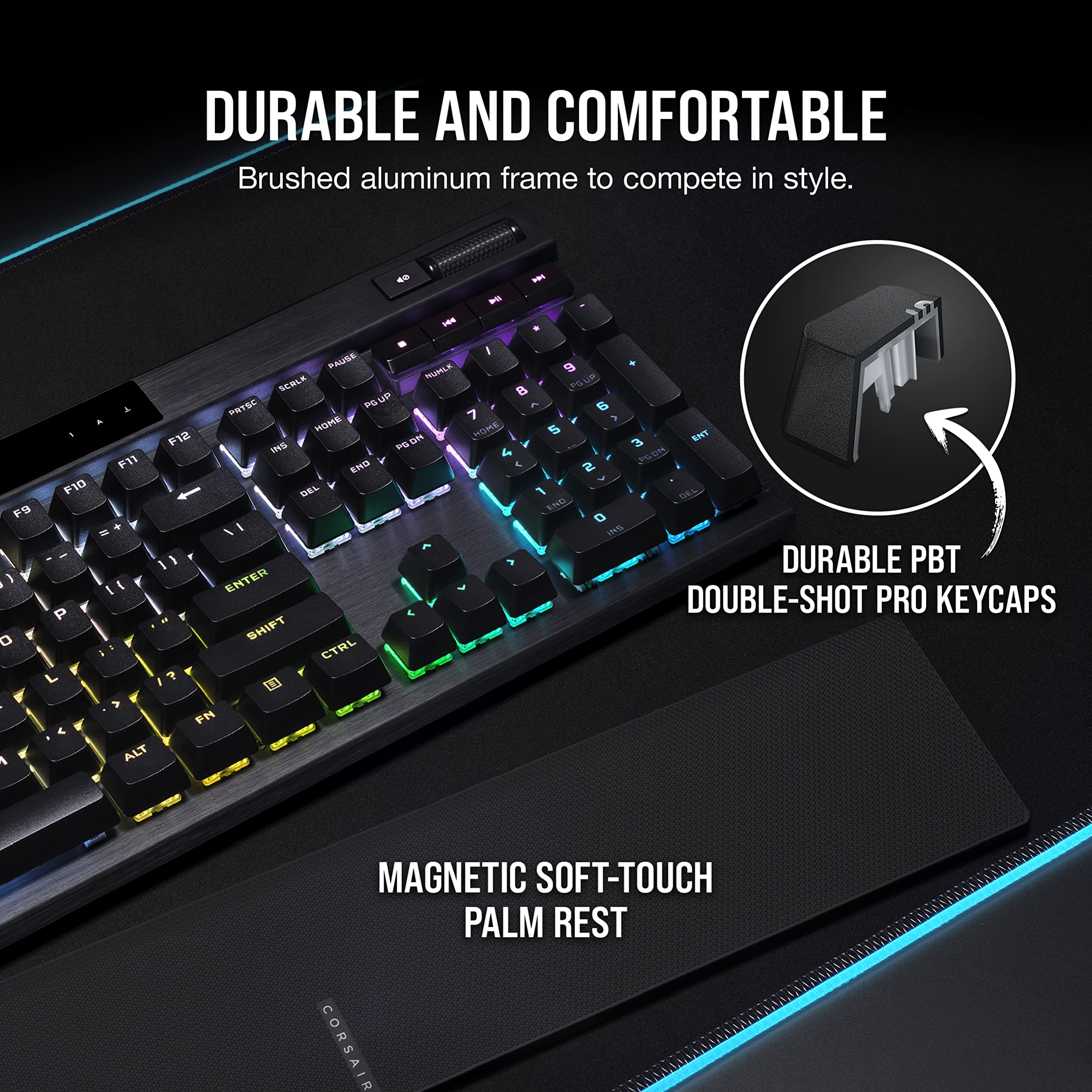Foto 4 pulgar | Teclado Mecánico Con Cable Corsair K70 Rgb Pro Para Juegos - Venta Internacional.